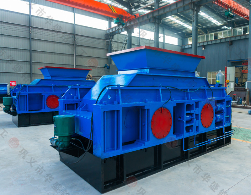 黑豆 对辊破碎机试机 马博网重工 