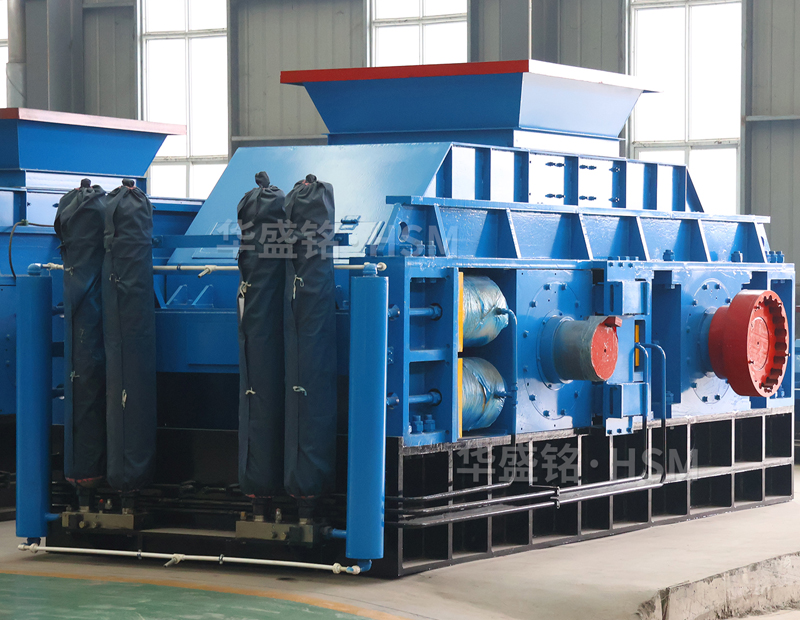 玄武岩液压对辊破碎机