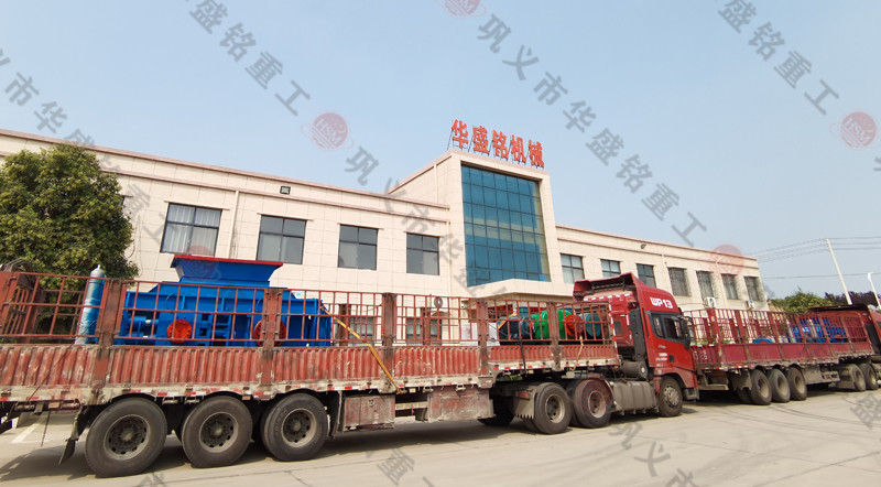 马博网液压对辊制砂机发往云南