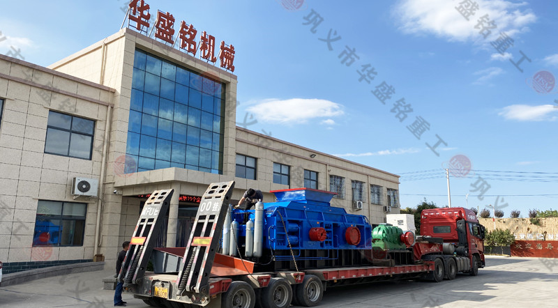 马博网2PGY1212对辊破碎机机成功发往洛阳